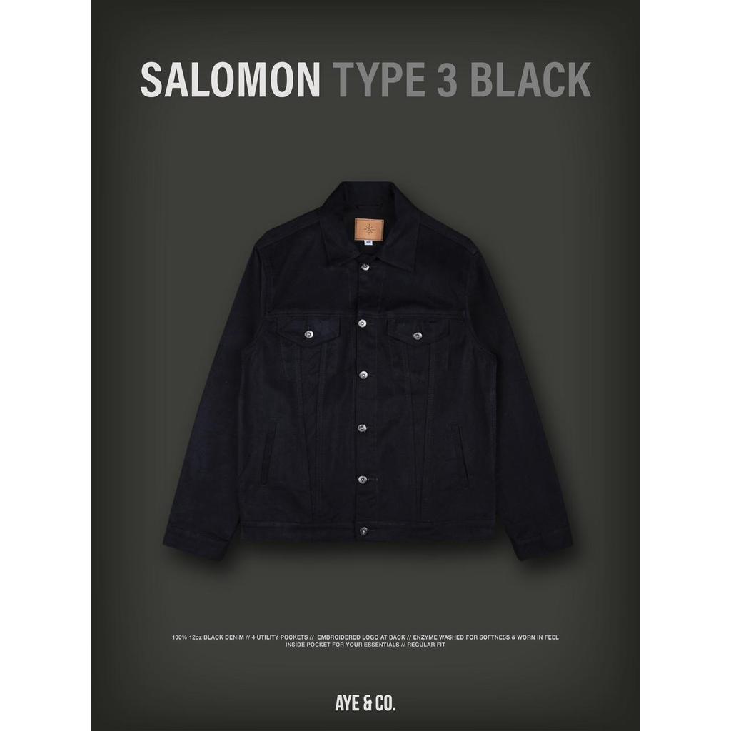 AYE & CO - Salomon Type III Black Jacket