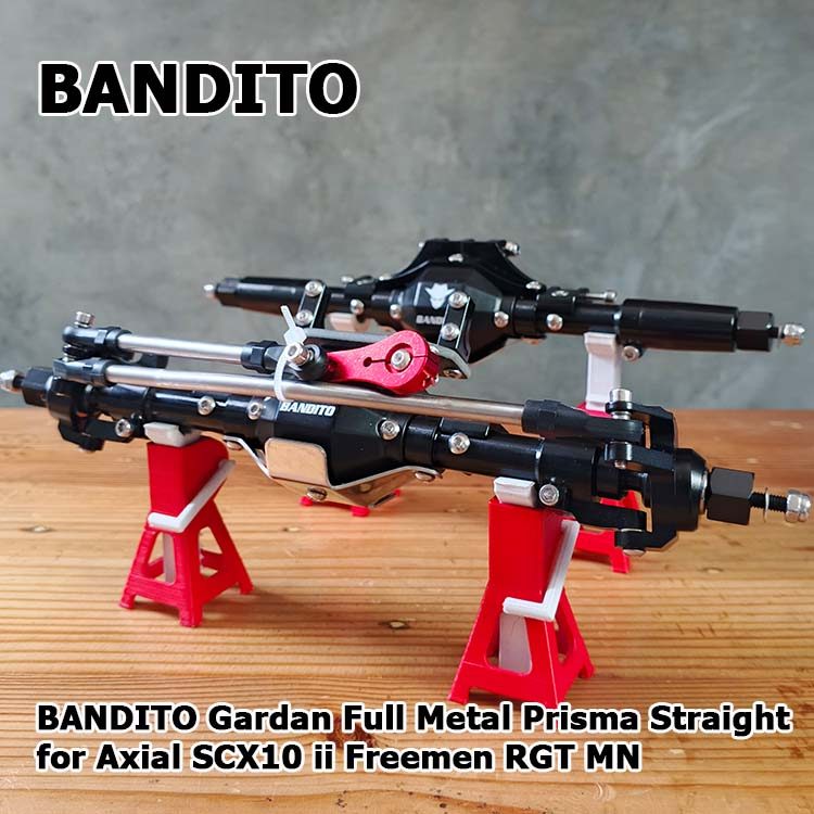 BANDITO Gardan Full Metal Prisma Straight for Axial SCX10 ii Freemen RGT MN