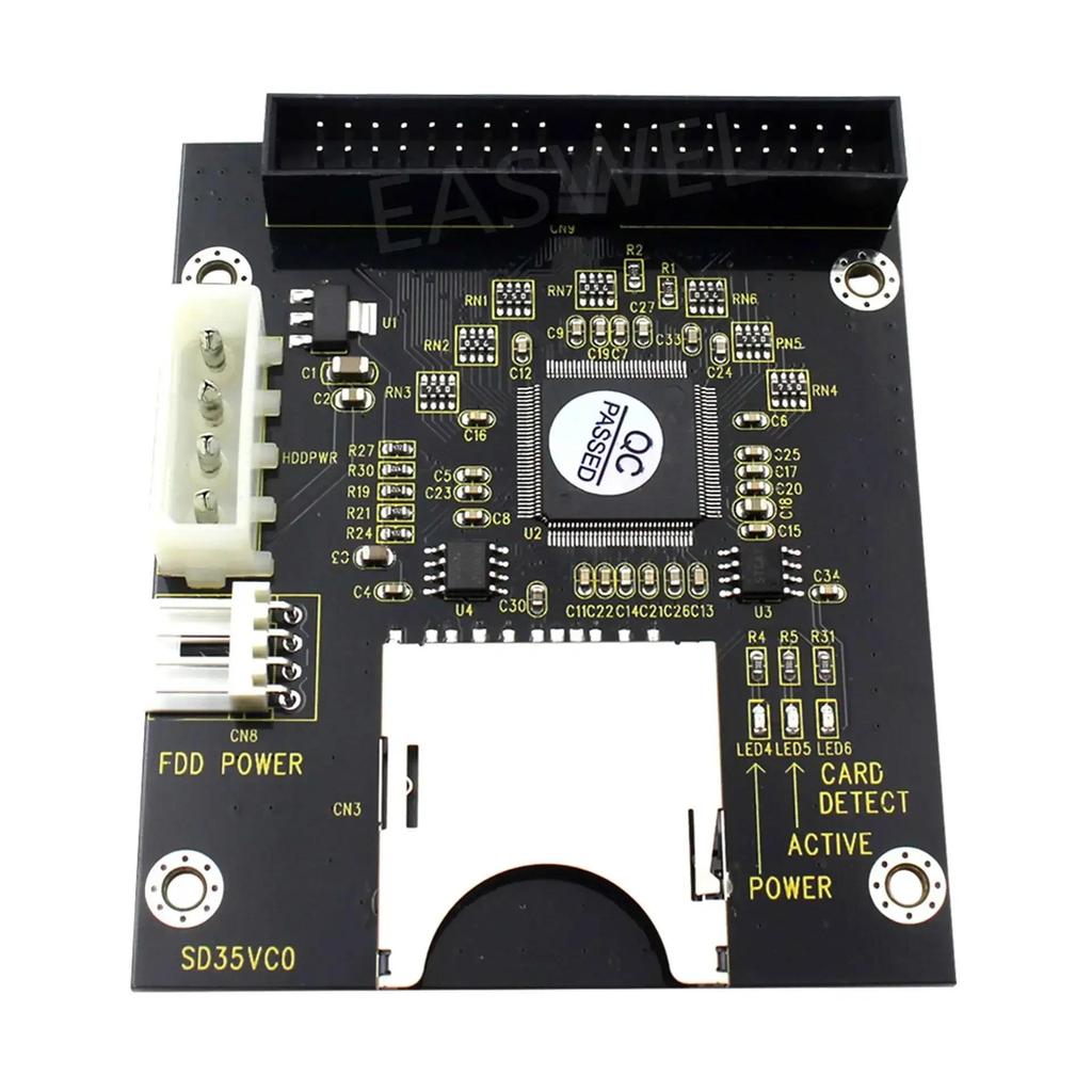 5V SD Card module To IDE35 40 Pin sk Drive Adapter Board Riser Card Capacity Supports Up To 128GB SD