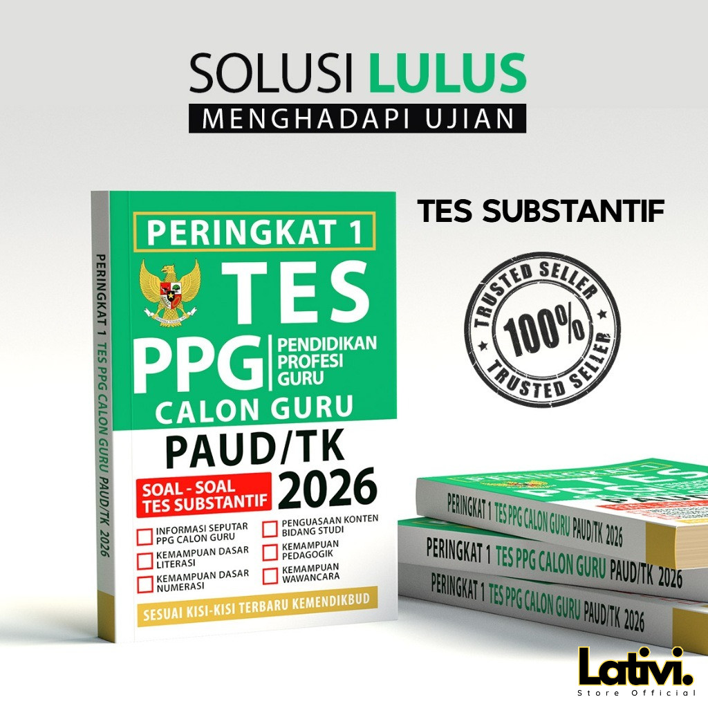 BUKU TES PPG PRAJABATAN GURU PAUD 2026 - PPG CALON GURU PAUD 2026