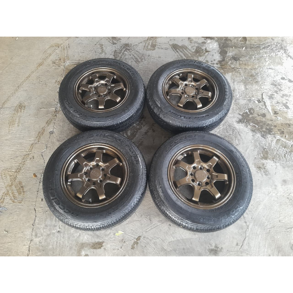 DIJUAL VELG SECOND RACING HSR BLY RING 14 PCD 4X100/114 + BAN