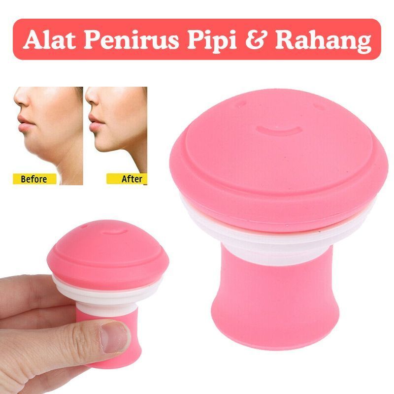 Alat Penirus Pipi Dagu Permanen Silikon Penirus Wajah Muka Tembem Double Chin