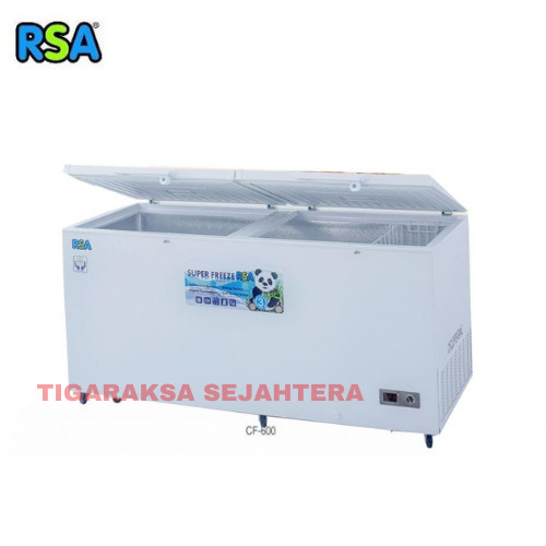 CHEST FREEZER RSA CF 600 KAPASITAS 600 LITER / FREEZER BOX