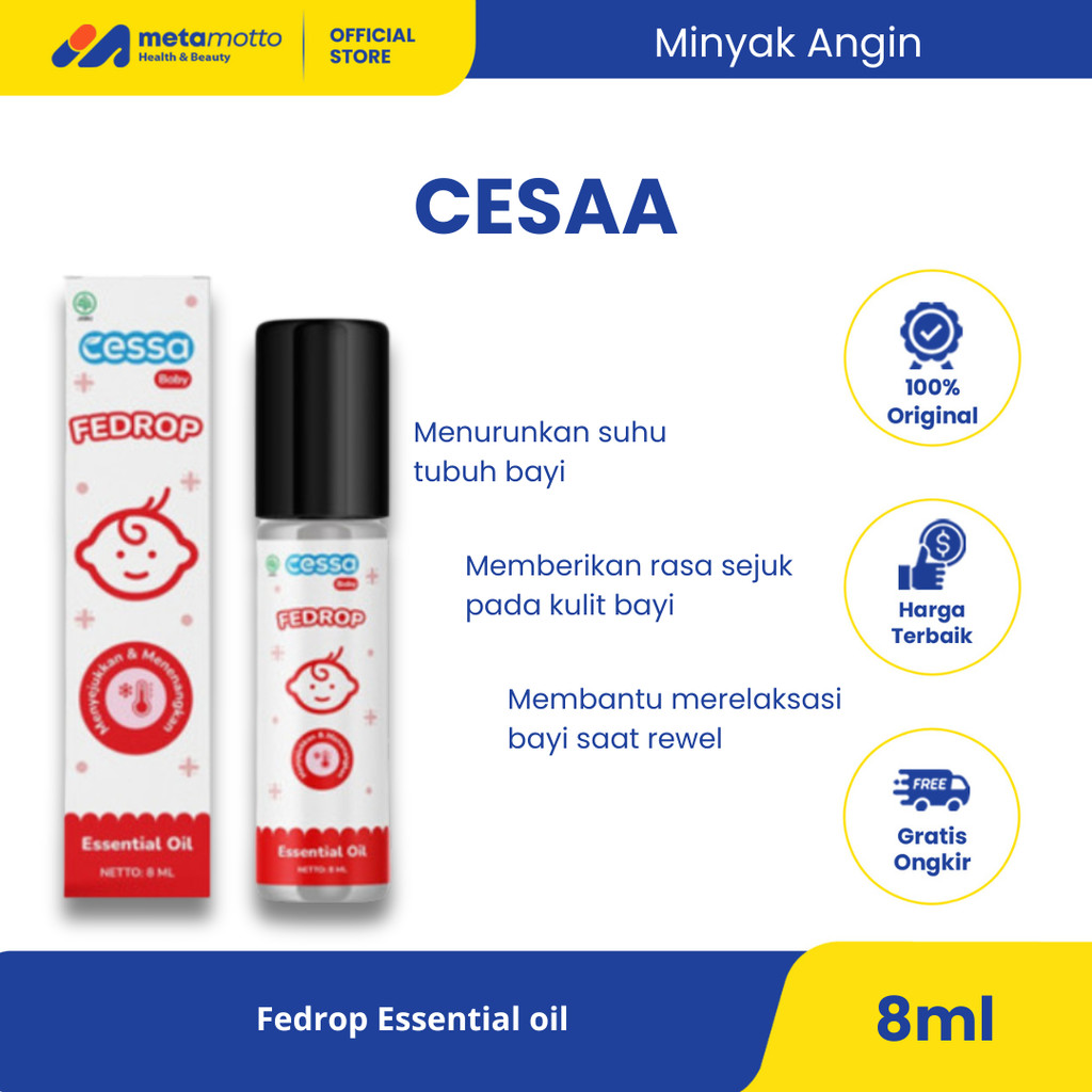 Cessa Baby Fever Drop 8ml -  Aromaterapi Bayi