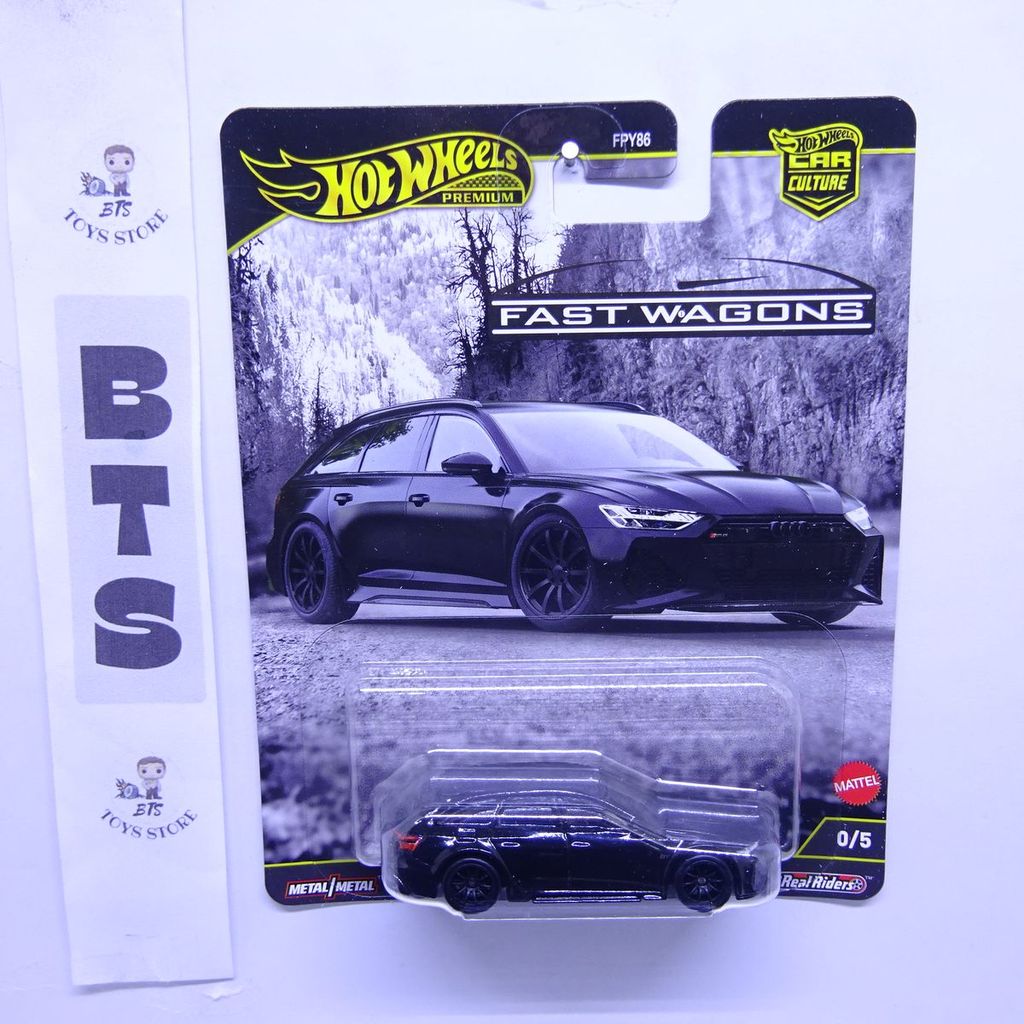 HOT WHEELS CHASE PREMIUM FAST WAGONS AUDI RS 6 AVANT FREE PROTEKTOR BAN KARET