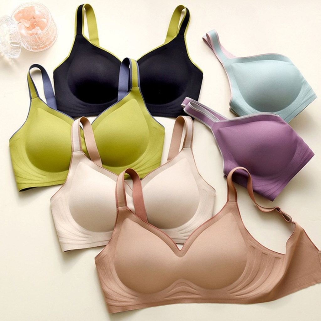 LUX Bra Wanita Seamless Tanpa Kawat Push Up Bh Busa bisa dilepas Pakaian Dalam Import Nyaman Zero Fe