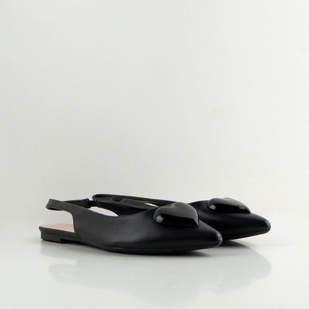 URBAN&CO Voshke Basic Mules Flatshoes Sepatu Sandal Kerja Slip On Wanita Kekinian