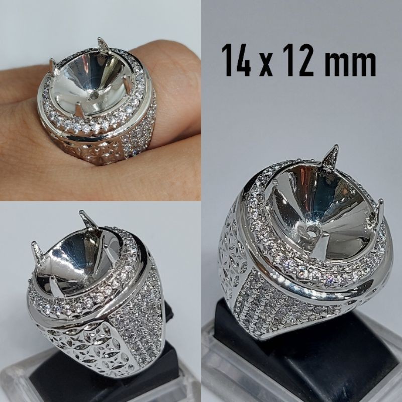 CINCIN / EMBAN / RING ALPAKA FULL SIRKON MiCRO SETTING