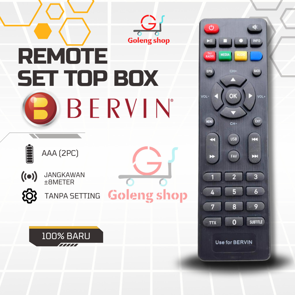 REMOT REMOTE STB/SET TOP BOX BERVIN/CBM81TH/CBM91TH, Xtreamer