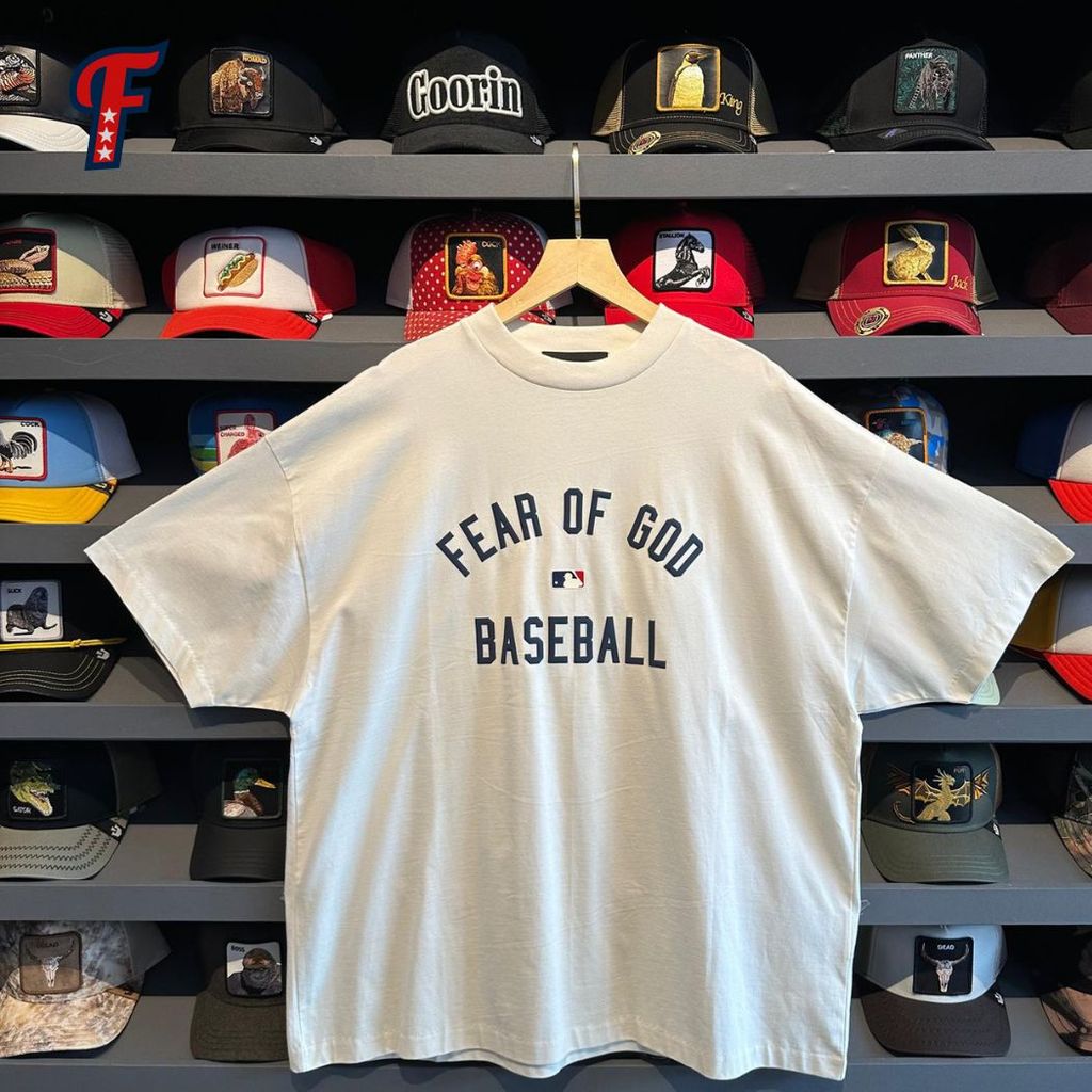 Kaos MLB X Fear Of God Essentials Baseball Collab Tee Original