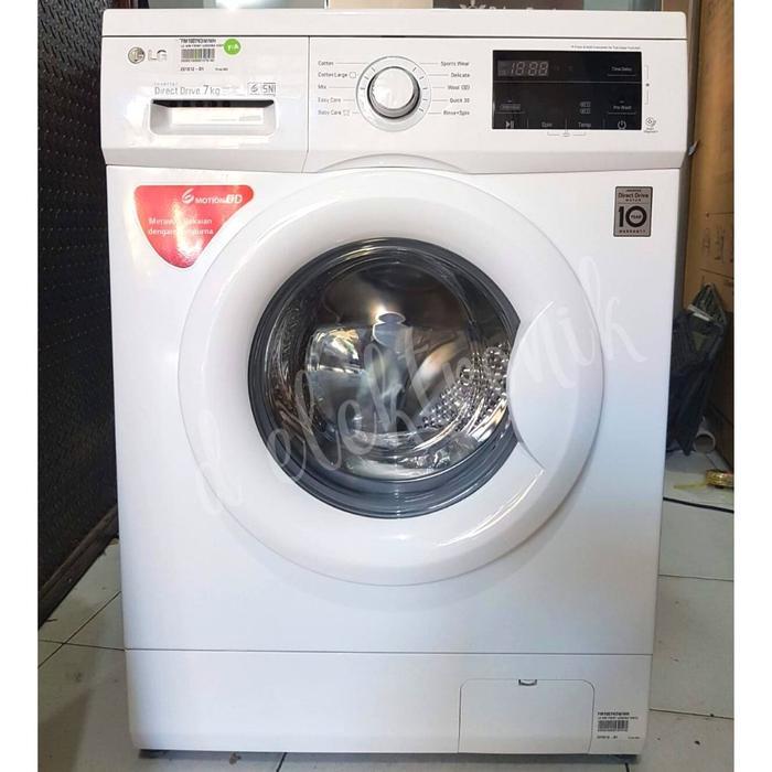 PROMO LG FM1007N3W MESIN CUCI LG FRONT LOADING 7 KG DIRECT DRIVE