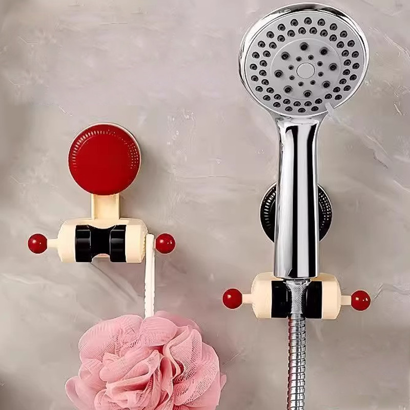 DK89 Holder Shower Suction – Dudukan Shower Tempel / Gantungan Mandi Tanpa Baut Bisa Diputar Dilepas