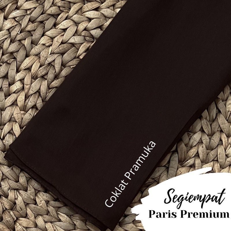hijab segiempat paris premium/hijab segi empat paris premium warna pramuka/hijab segiempat paris pre