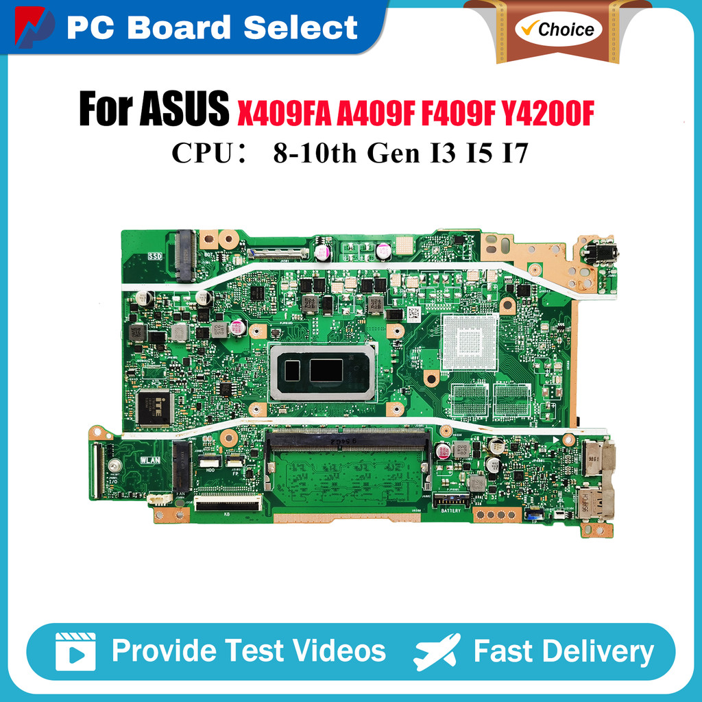 X409FA Laptop Motherboard For ASUS X409FL X409FB X409F X409FAC X409FJ Y4200F A409F F409F Mainboard W