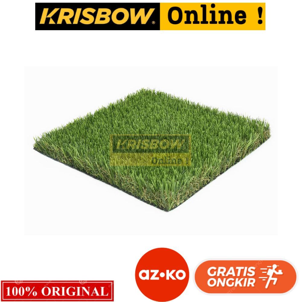 AZKO Forhom Rumput Fake  Hiasan Taman  Artifisial 35 mm 1X3 mtr- Hijau Artificial Grass Rumput Fake 