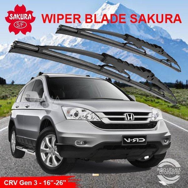 Wiper Kaca Depan CRV Gen 3 Wiper Mobil SAKURA - Warna PASSSSS