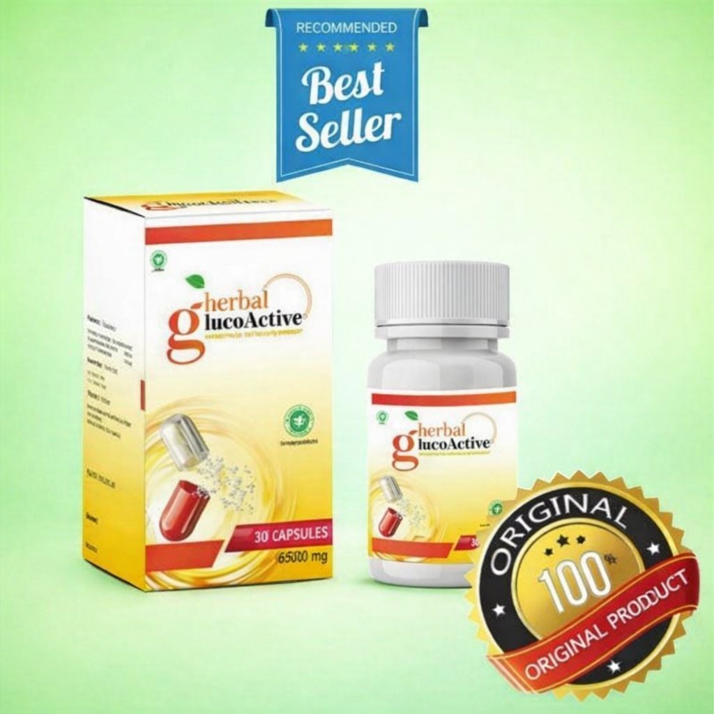 OBAT DIABETES Glucoactive Asli Obat Herbal Ampuh Mengatasi Diabetes Kencing Manis GLUCOACTIVE