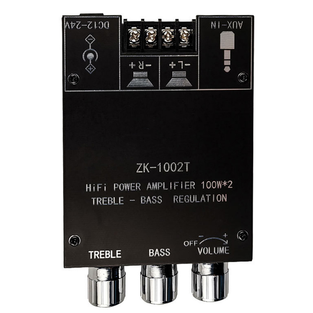 ZK1002T BluetoothCompatible Amplifier HIFI 20 Channel 100Wx2 Auo Module Kit