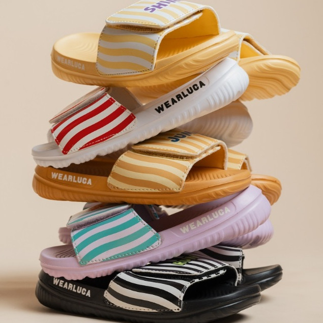 LITTLE ARASH X WEARLUCA | NOAH Sandal | Sandal Anak Laki Laki Perempuan Slop Karet