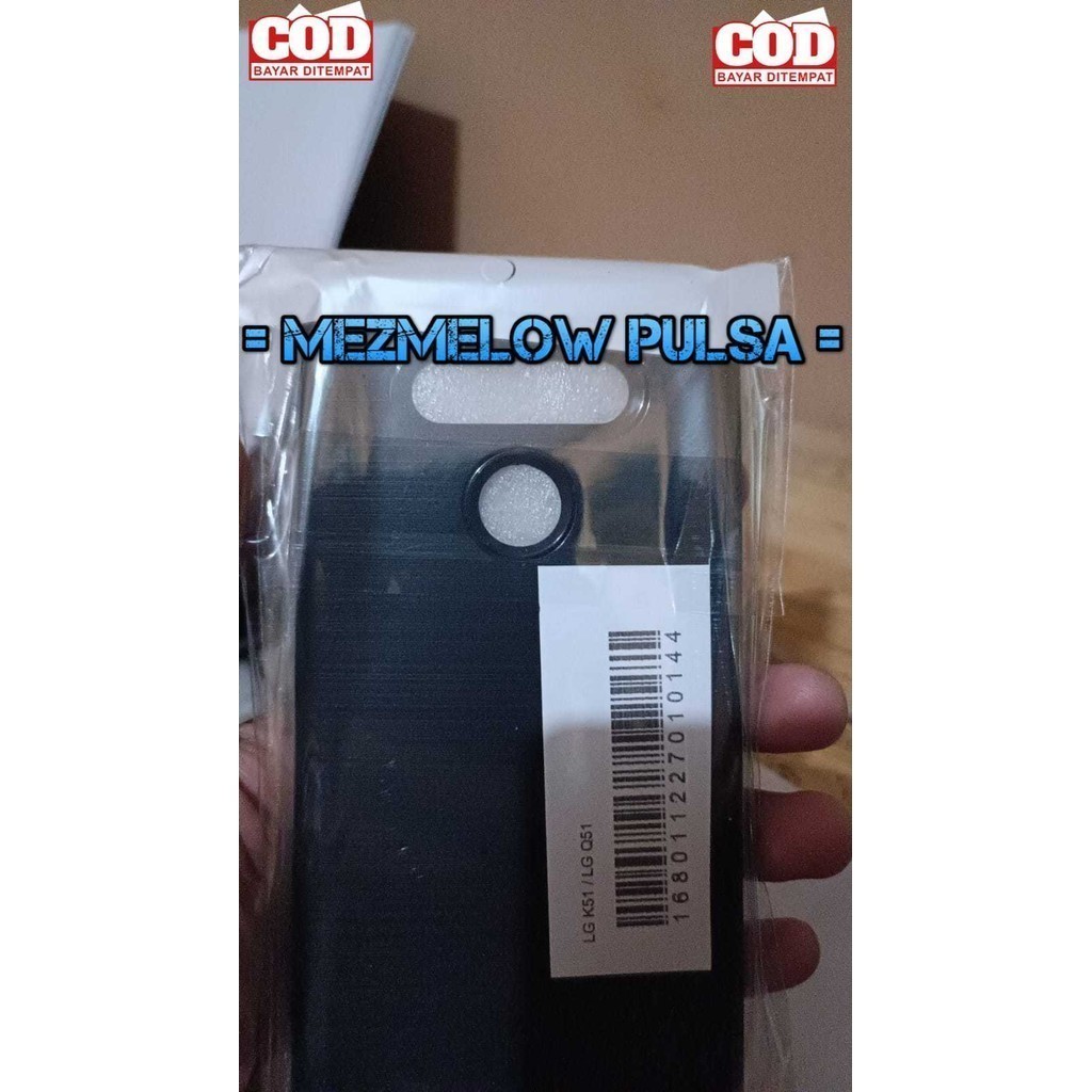 Soft Case TPU Fiber Carbon Caseng Casing Silicone Softcase LG K51 / LG Q51