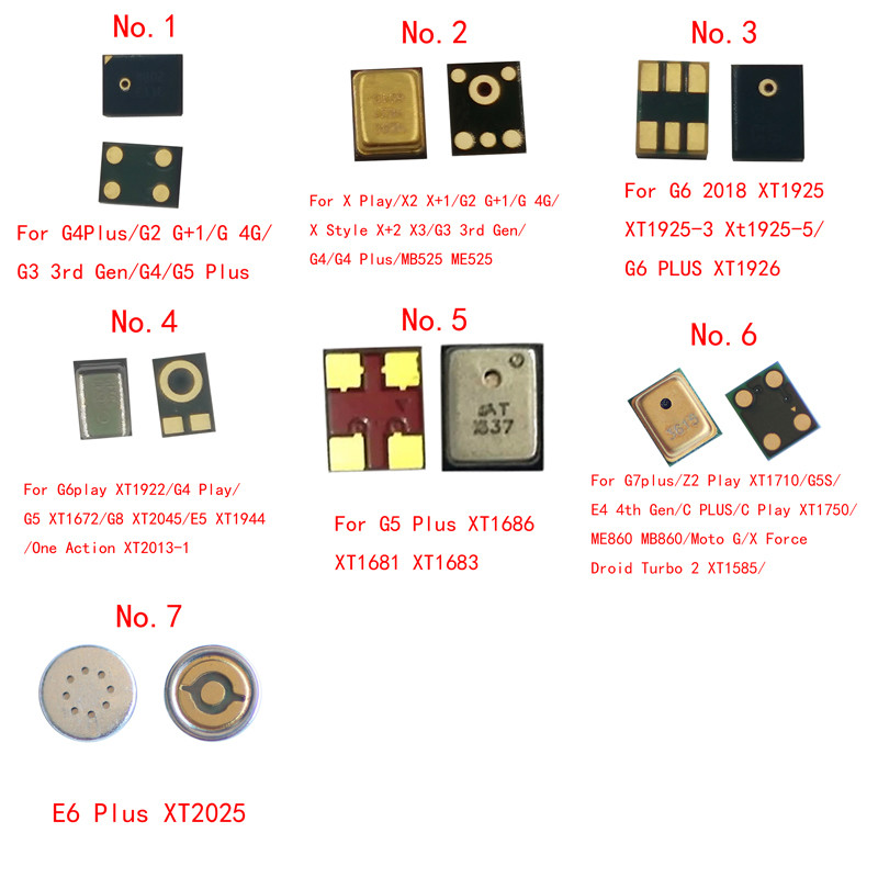 10PCS Inner Microphone Mic Speaker For Motorola Moto G8 G7 G6 G5S G5 G4 G2 G Plus E4 E5 E6 C X Z3 Z2