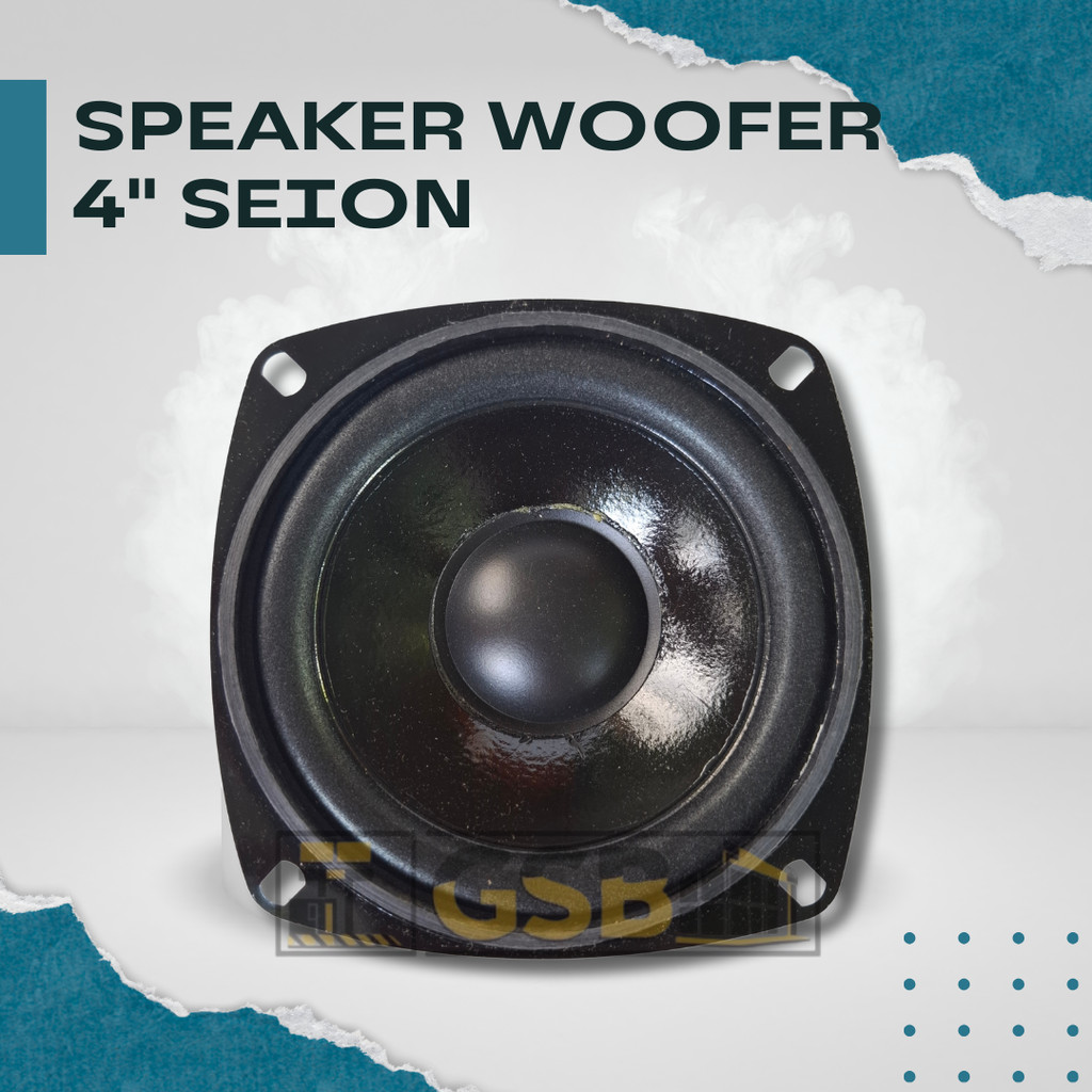 Speaker Seion BS 418 S 4" Woofer Speaker 8 Ohm 75 Watt