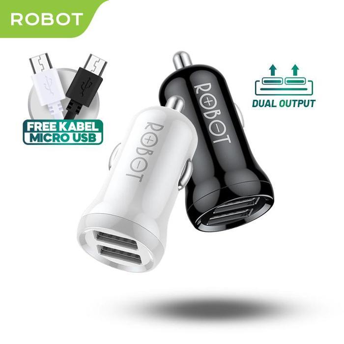 Phonerooms ROBOT RT-C07 Car Charger 2,4A Dual Port
