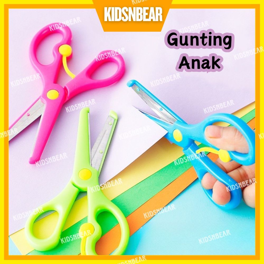 Gunting | Gunting kecil |Gunting kertas anak | Gunting Kecil Warna-Warni | 283-gunting anak
