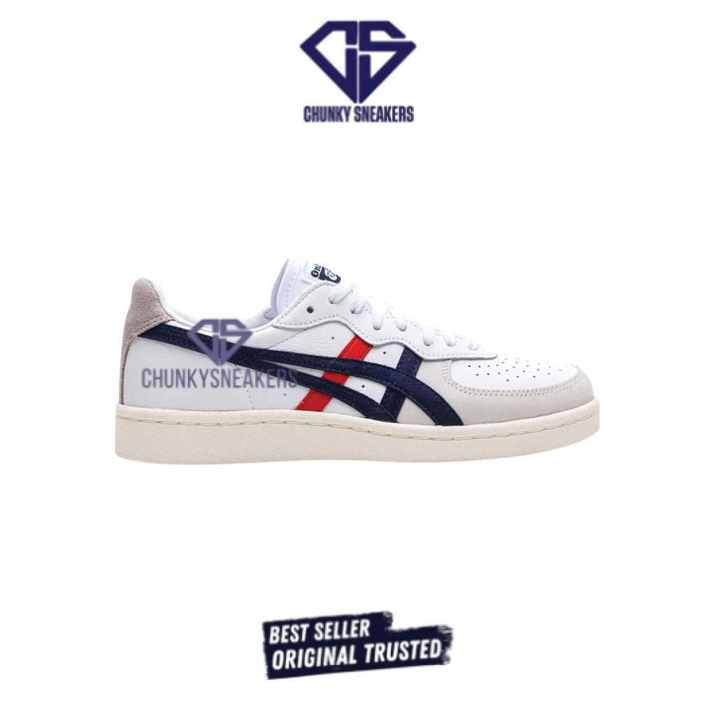 Sepatu Onitsuka Tiger GSM White Blue Red 100%  Original  BNIB