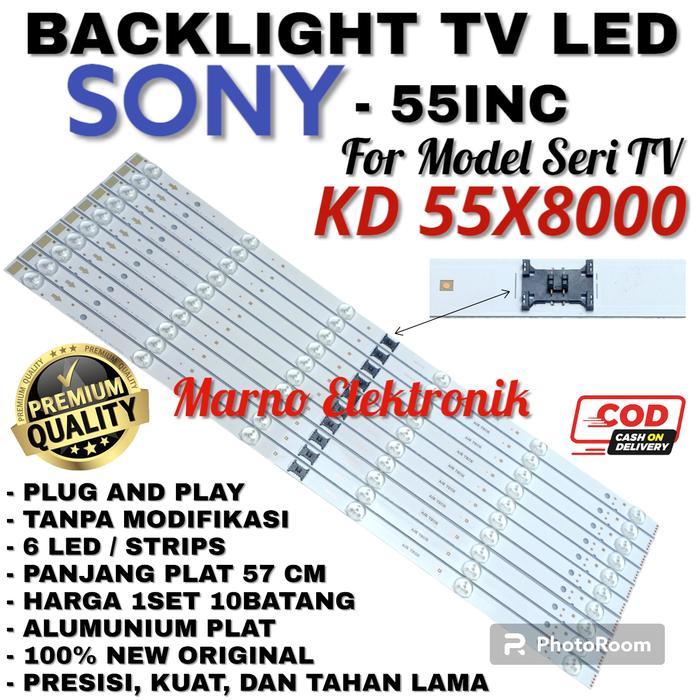 BACKLIGHT TV LED SONY 55 INC INCH KD 55X8000 KD-55X8000 KD 55X8000 BL sperpart