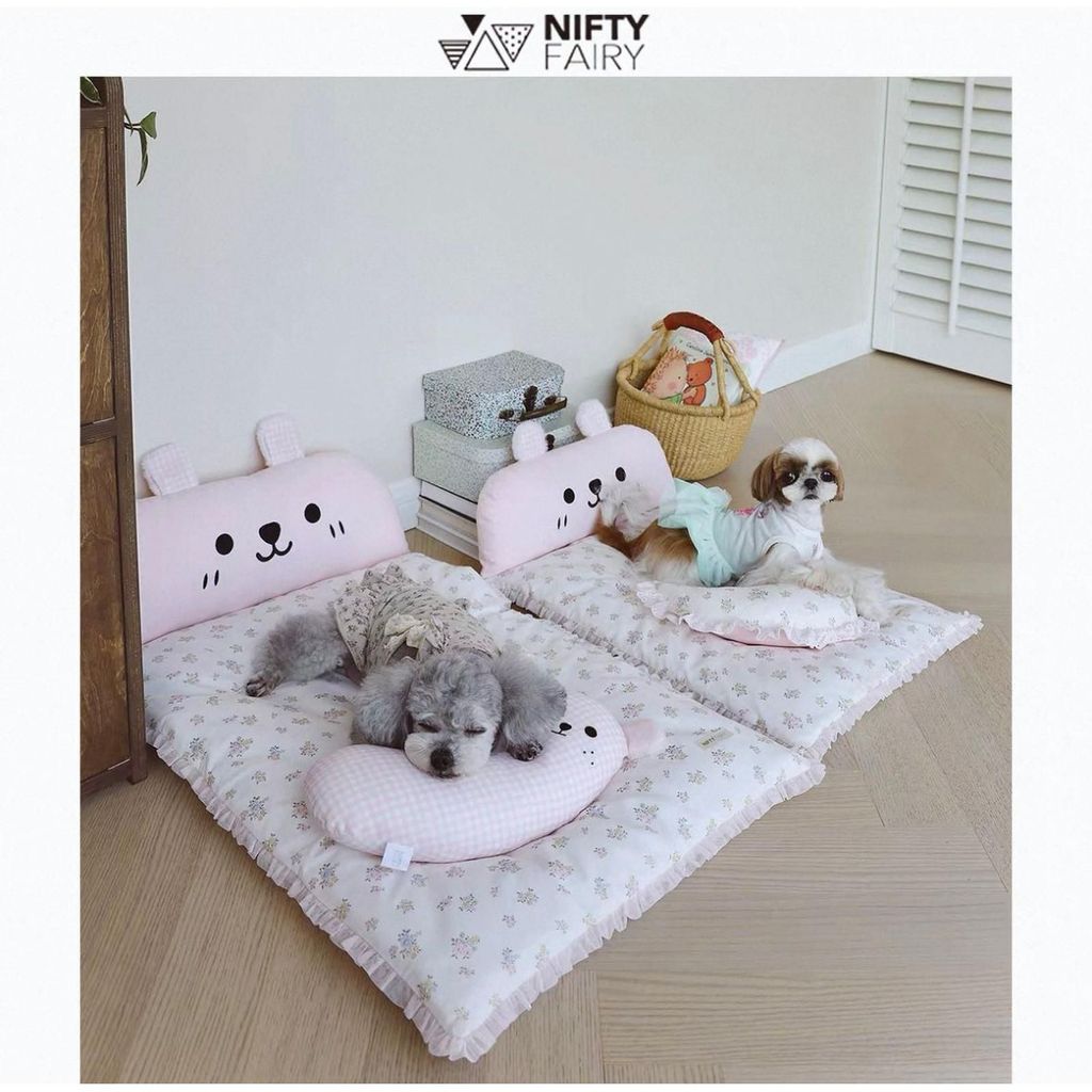 Nifty Fairy Rectangle Premium Mat Pink Premium Mattras Kore Premium