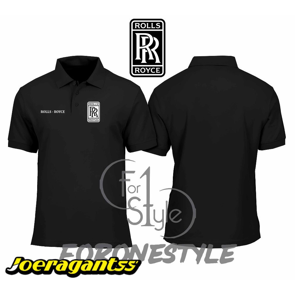 POLOSHIRT MOTIF ROLLS ROYCE - POLO BERKERAH ROLLS ROYCE - POLO ROLLS ROYCE