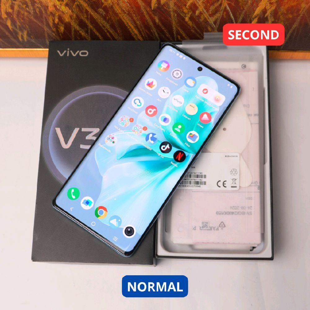 VIVO V30E 8/256 GB HP SECOND ORIGINAL SINAR MUTIARA CELL
