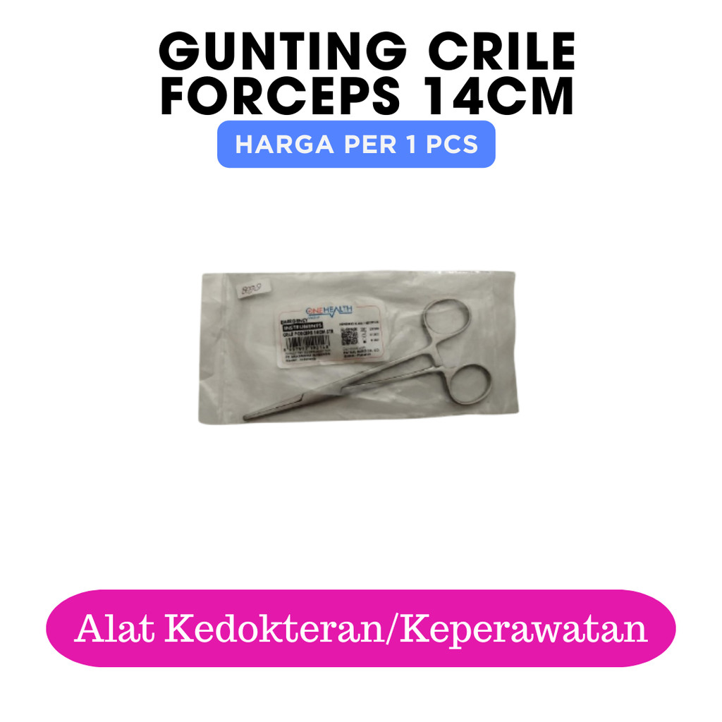 GUNTING CRILE FORCEPS 14CM (Bgv)
