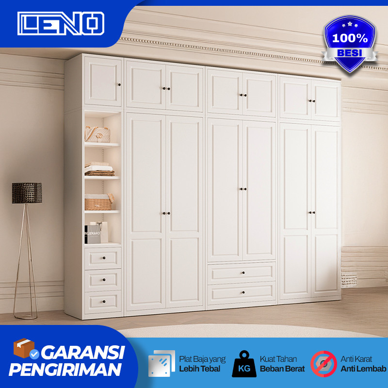 Lemari Baju Besi Wardrobe Lemari Pakaian Gantung Lemari Besi Pakaian  Lemari baju gantung besi