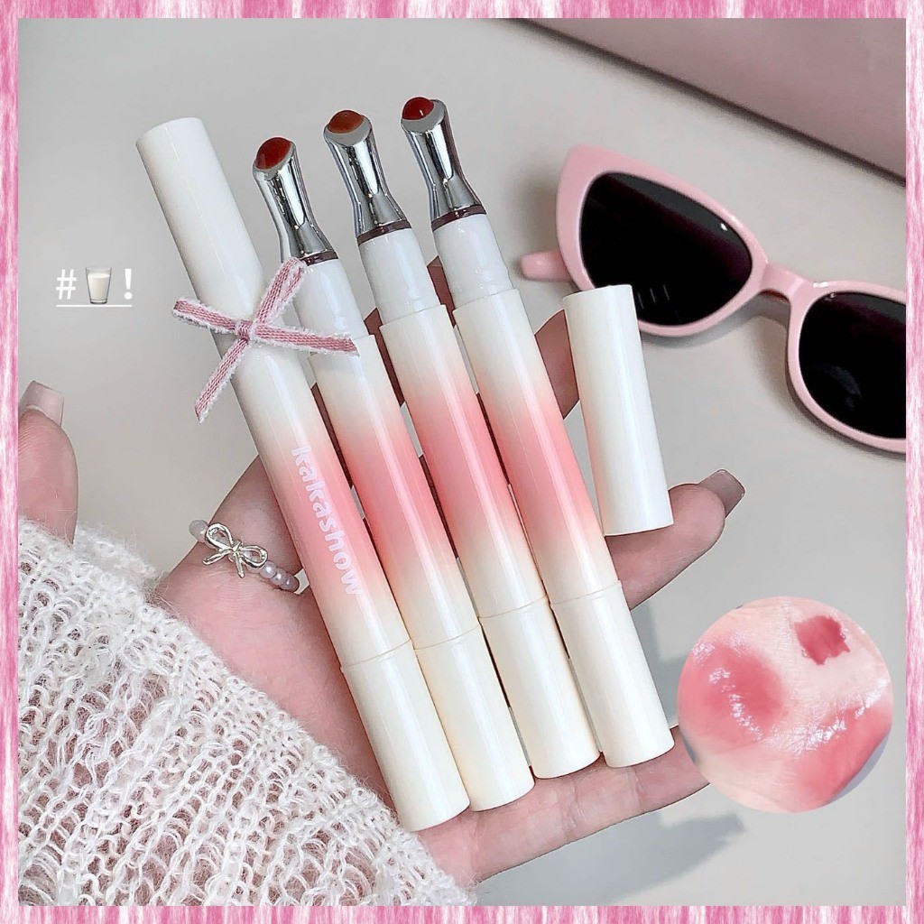 Lip Gloss Transparan Korea Cermin Gloss Liptint Harga Terjangkau Warna Natural Flawless Finish Moist