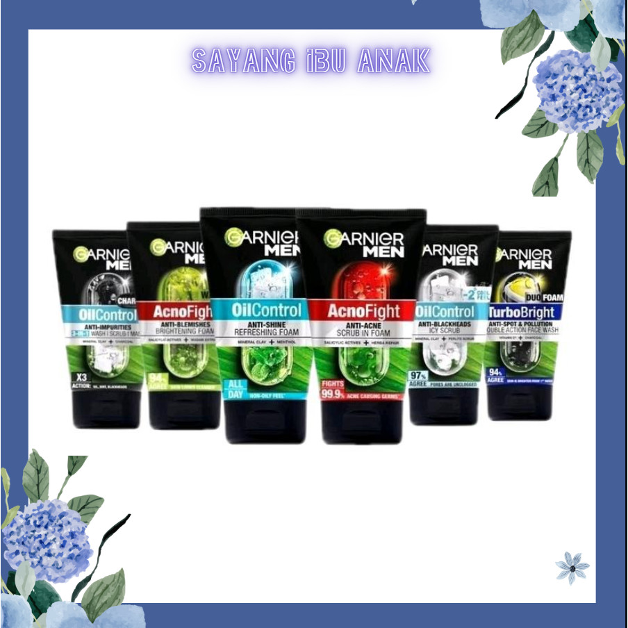 Garnier Men 100ml Sabun Cuci Muka Cowok Garnier