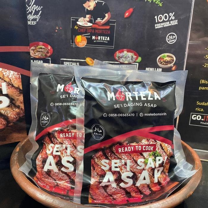 sei sapi asap morteza 225g original - Sambal Matah