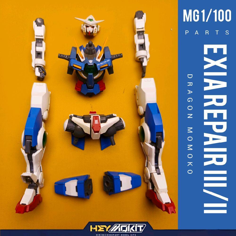 MG 1/100 EXIA REPAIR III  PART HEAD VFIN TORSO BODY CHEST SHOULDER ARMS HAND WAIST SKIRT JOINT LEGS 