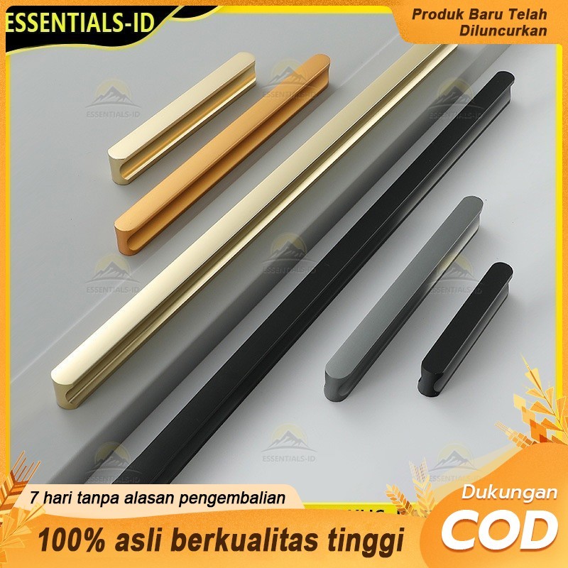 100CM Handle Lemari Minimalis Gagang Pintu Lemari Tarikan Pintu Gold Gagang Lemari
