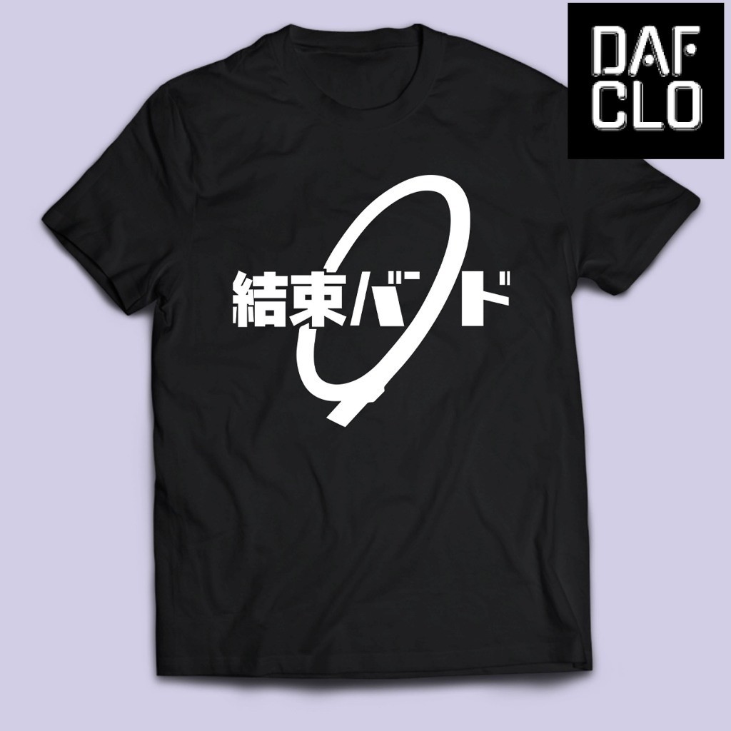 Kaos Distro KESSOKU BAND Bocchi The Rock Anime Manga Baju Wibu T-Shirt Jepang