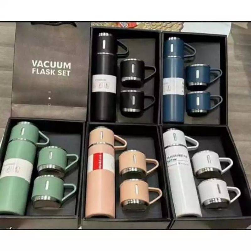Omega Termos Sultan Vacuum Flask Set Thermos Gelas Cangkir Set Termos Sultan