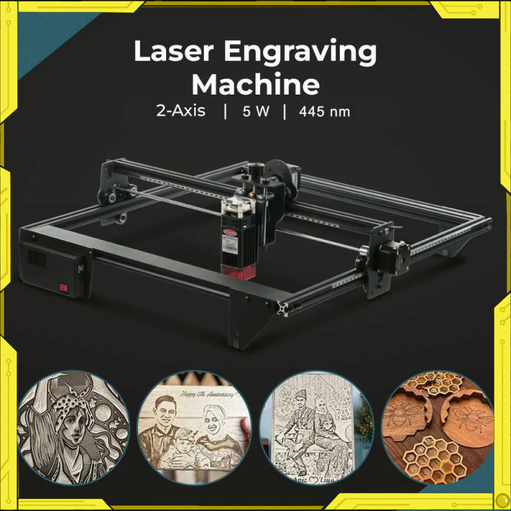 DIY Laser Engraving Machine CNC 2-Axis 445nm PK771