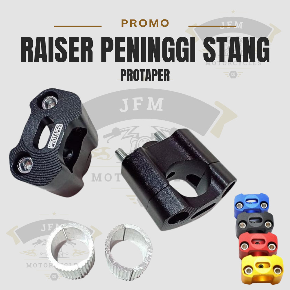 RAISER PENINGGI STANG MODEL PROTAPER RAISER PENINGGI STANG - RAISER STANG BAHAN CNC PROTAPER UNIVERS