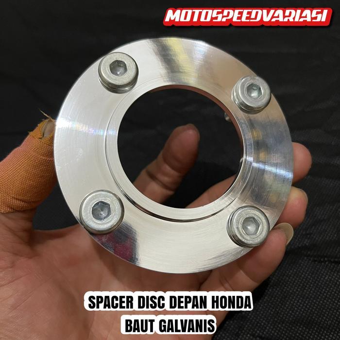 Spacer Plendes 5mm Piringan Depan Scoopy R12 upgrade velg ring 14/17 Baut Motorcycle - Spacer baut c