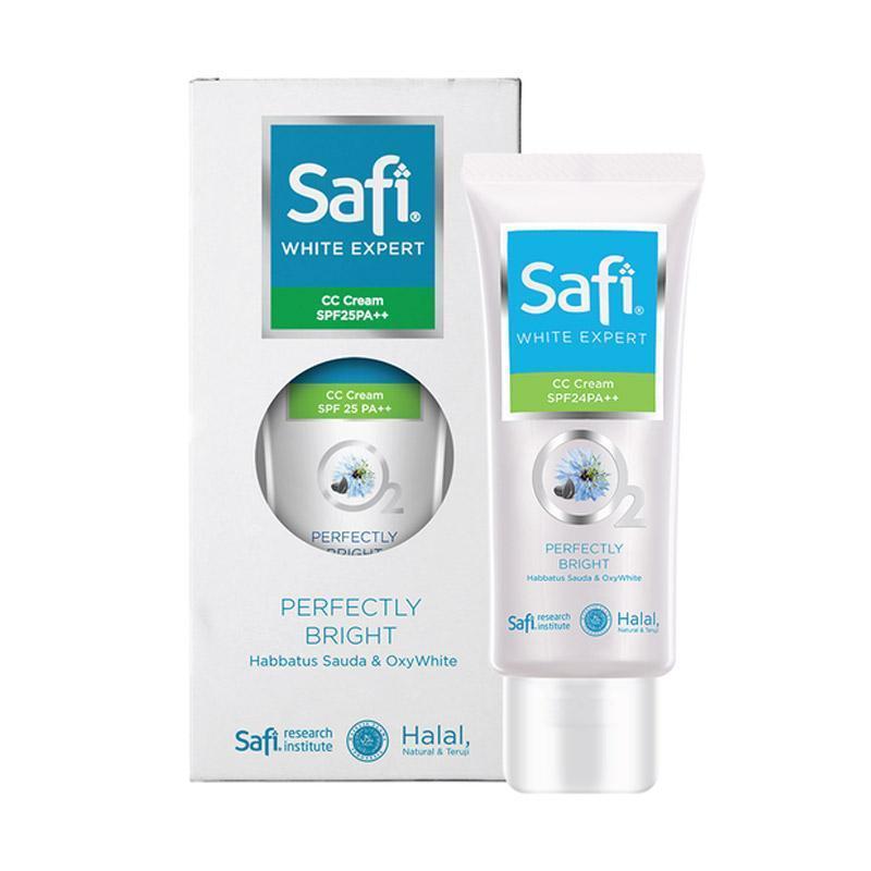 Safi White Expert CC Cream SPF24PA++ 20 ml / Pelembab Wajah Dengan SPF 24 Safi / Krim Siang/ Moistur