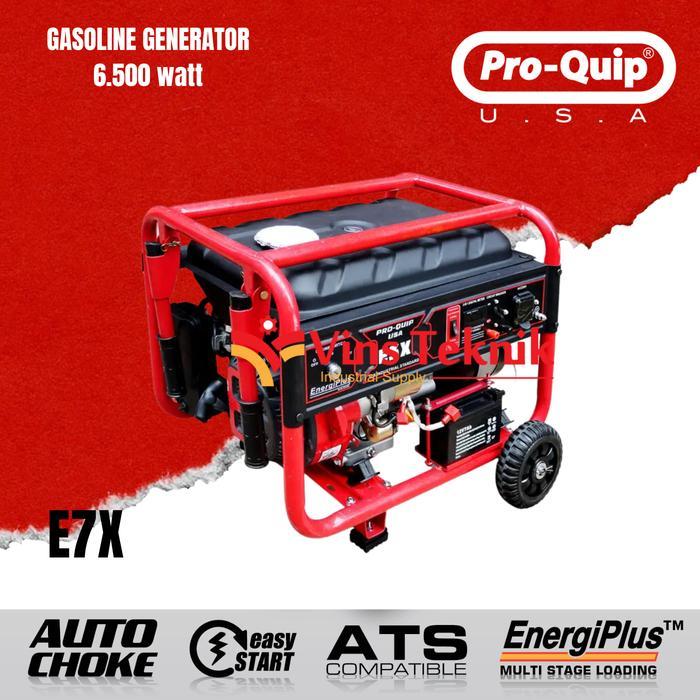 PROMO GASPOLL Mesin genset listrik generator set 6.500 WATT Proquip E7X