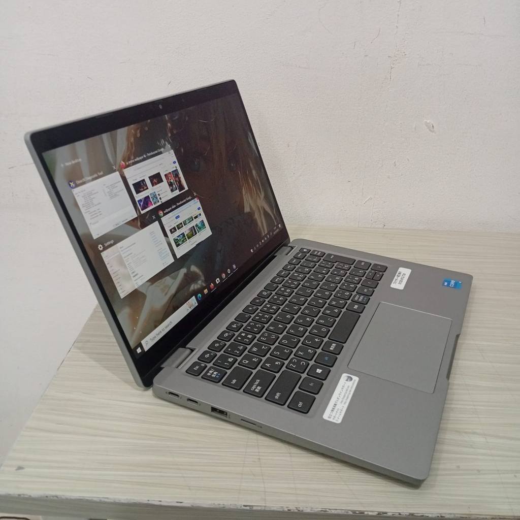 laptop  laptop Dell 5320 flip 360 Touchscreen RAM 8Gb core i5 gen11 slim ringan