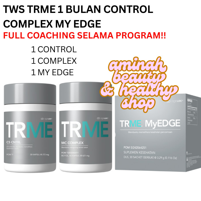 TRME TR ME Program Diet Turun Berat Badan 1 Bulan Control Complex Edge My Edge Myedge TWS V2 ORIGINA