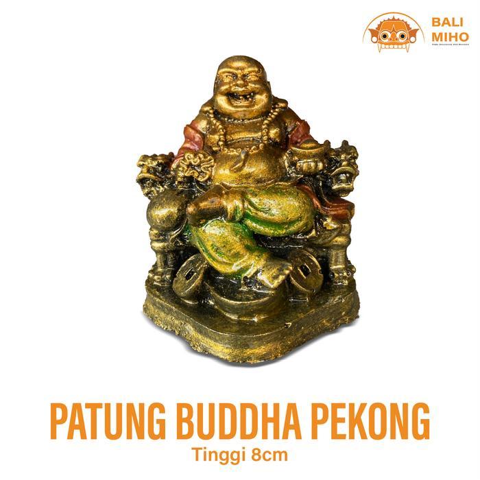 Buddha pekong duduk 8 cm - Budha maitreya - happy budha - Miniatur